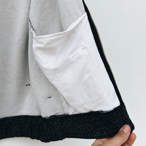 Lululemon Pave New Ways Black White Hoodie Full Zip Small Comfy - Picture 11 of 13